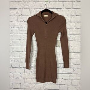 NWT altar'd state long-sleeved ribbed knit dress size S